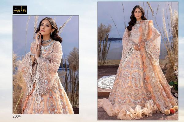 Rawayat Tabeer 8 Bridal Wear Net Pakistani Salwar Kameez